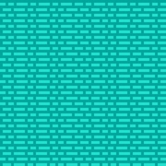 Green brick texture pixel art. Vector background.