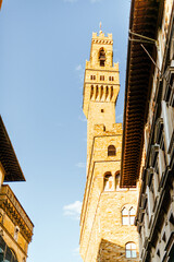 City break in Italy, in the city of Florence in autumn