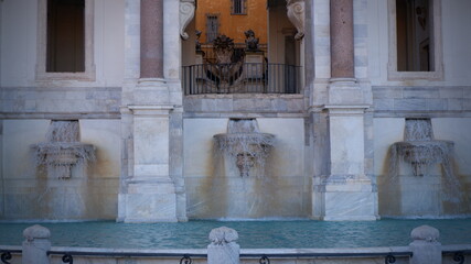 Il fontanone del Gianicolo o fontana dell'acqua paola, a Roma