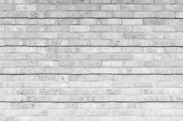 White brick wall with relief lines pattern, background