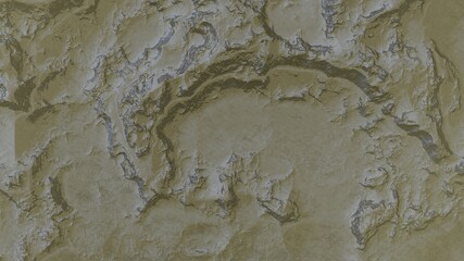Naklejka premium 3d render of abstract planet surface with high detailed relief