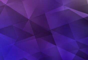 Light Purple, Pink vector polygon abstract background.