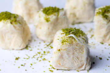 Turkish traditional dessert - Cotton Candy (Turkish name; pismaniye)