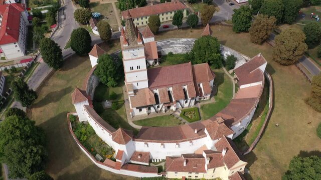 The castle church of harman in Romania
