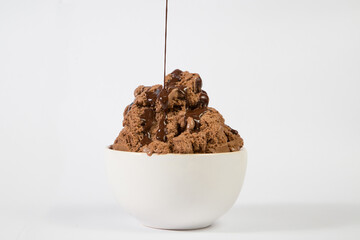 Helado de chocolate