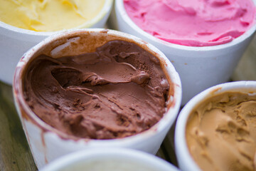 Helado en pote