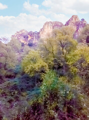 Fototapeta na wymiar Mountains in Granada