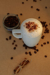cup of coffee with chocolate