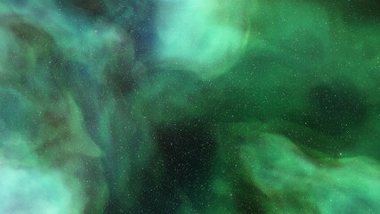 Planetary nebula in deep space. Abstract colorful background 3d render