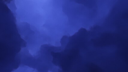 Planetary nebula in deep space. Abstract colorful background 3d render