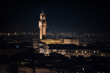 Fototapeta na wymiar The magic of Florence during Christmas time