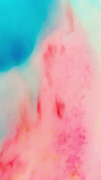 pink and blue ink swirl background beautiful marble effect with gradient  pastel shades of vivid pink and blue 