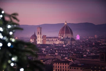 Badezimmer Foto Rückwand The magic of Florence during Christmas time © davy_and_the_world