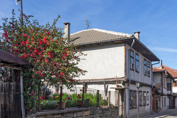 Street and Nineteenth Century Buildings in Tryavna, Bulgaria