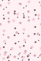 Colorful dots seamless pattern. Seamless vector pattern with dots. Colorful background. Vector illustration