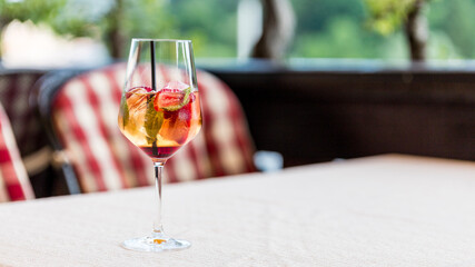 Cocktail beer garden restaurant drink