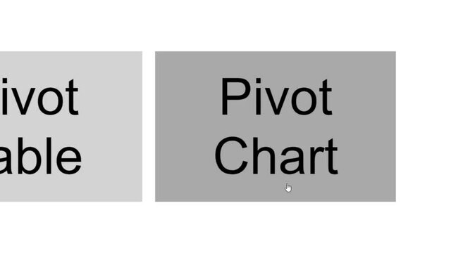 Cursor Slides Over and Clicks Pivot Chart To Organize Spreadsheet. Mouse Pointer on Device Computer Monitor Screen Clicking Dynamic Chart on Worksheet File For Company Business Assignment