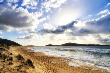 PS Fingal low beach to north sun