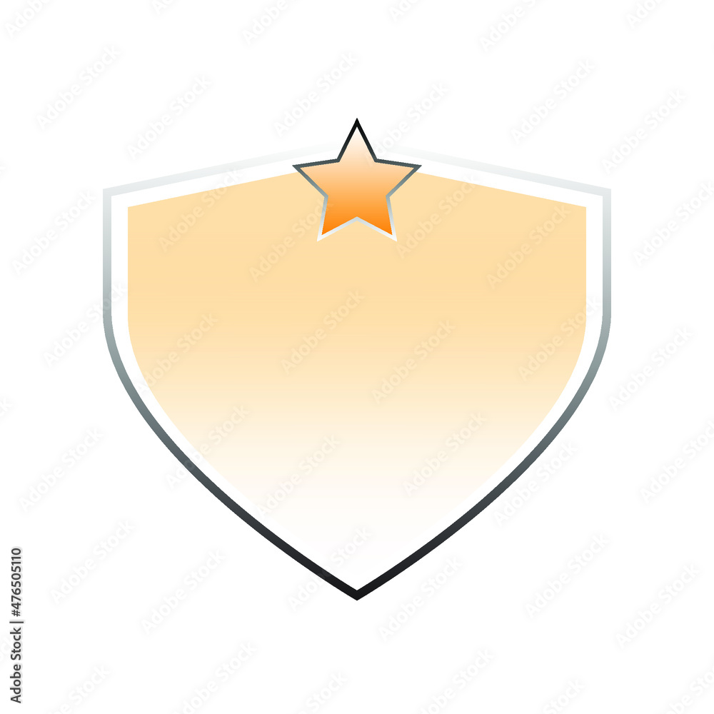 Wall mural Illustration Vector Graphic of Shield Icon