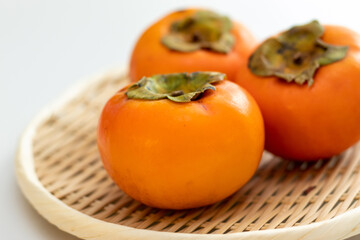 よく熟した柿の果実