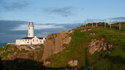 Fototapeta na wymiar Lighthouse in north of Ireland