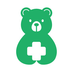 병원약국 곰돌이 병원마크