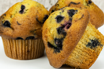 Fresh Blueberry Muffins