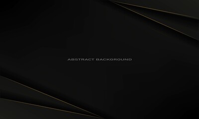 premium background with golden lines in the corner