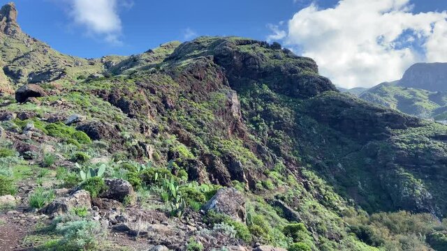 Panoramic views of Anaga mountain range