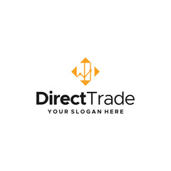 Minimalist design DIRECT TRADE logo design