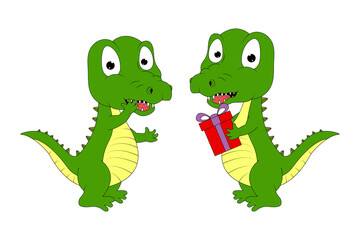 cute crocodile animal cartoon