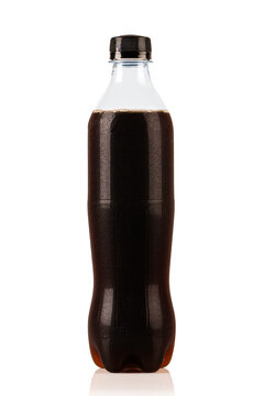 bottle of soda on white background
