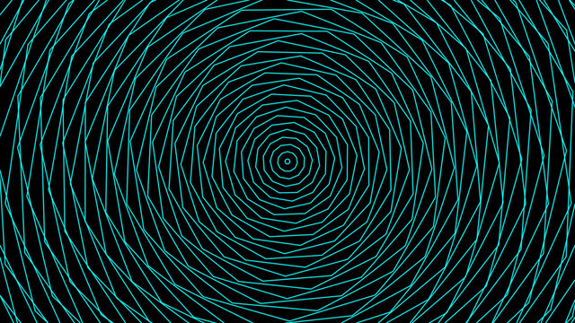green hypnosis background. hypnotic circles