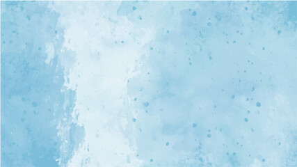 Blue watercolor background for your design, watercolor background concept, vector.
