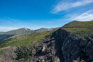 Obraz premium colorado 14 er hiking, rocky mountain national park,