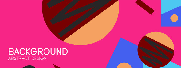 Abstract background with blocks, lines, geometric shapes. Techno or business concept for wallpaper, banner, background, landing page