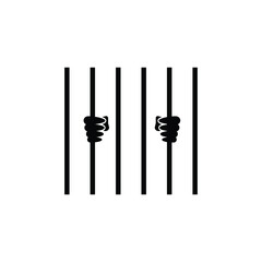 Jail icon design isolated on white background