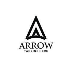 Arrow Logo design. Vector Illustration.