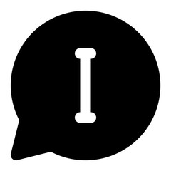 information chat icon illustration