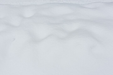 Naklejka premium snow texture in winter, white background