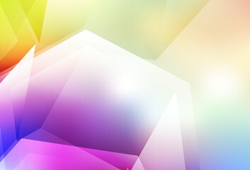 Light Multicolor vector low poly background.