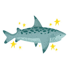 shark vector icon