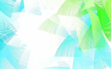 Light Green, Red vector background with polygonal style.