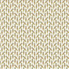 Illustration digital drawing ice cream seamless pattern of different shapes and colors on a white background. High quality