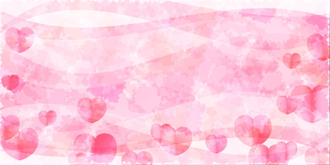 バレンタイン　ハート　ピンク　背景