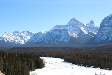 Winter Haze, Jasper National Park, Alberta