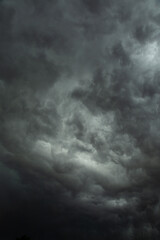 paisaje de nubes tormentosas de colores bellos en México