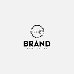 brand food illustration logo design