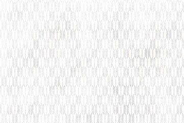 金箔風・矢絣の和柄背景素材　シルバー　和紙風テクスチャ　上品　白　ゴージャス　日本の伝統的な柄　贅沢 - obrazy, fototapety, plakaty
