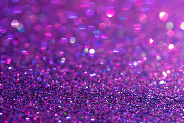 Are Plane Of  Purple Glitter Background